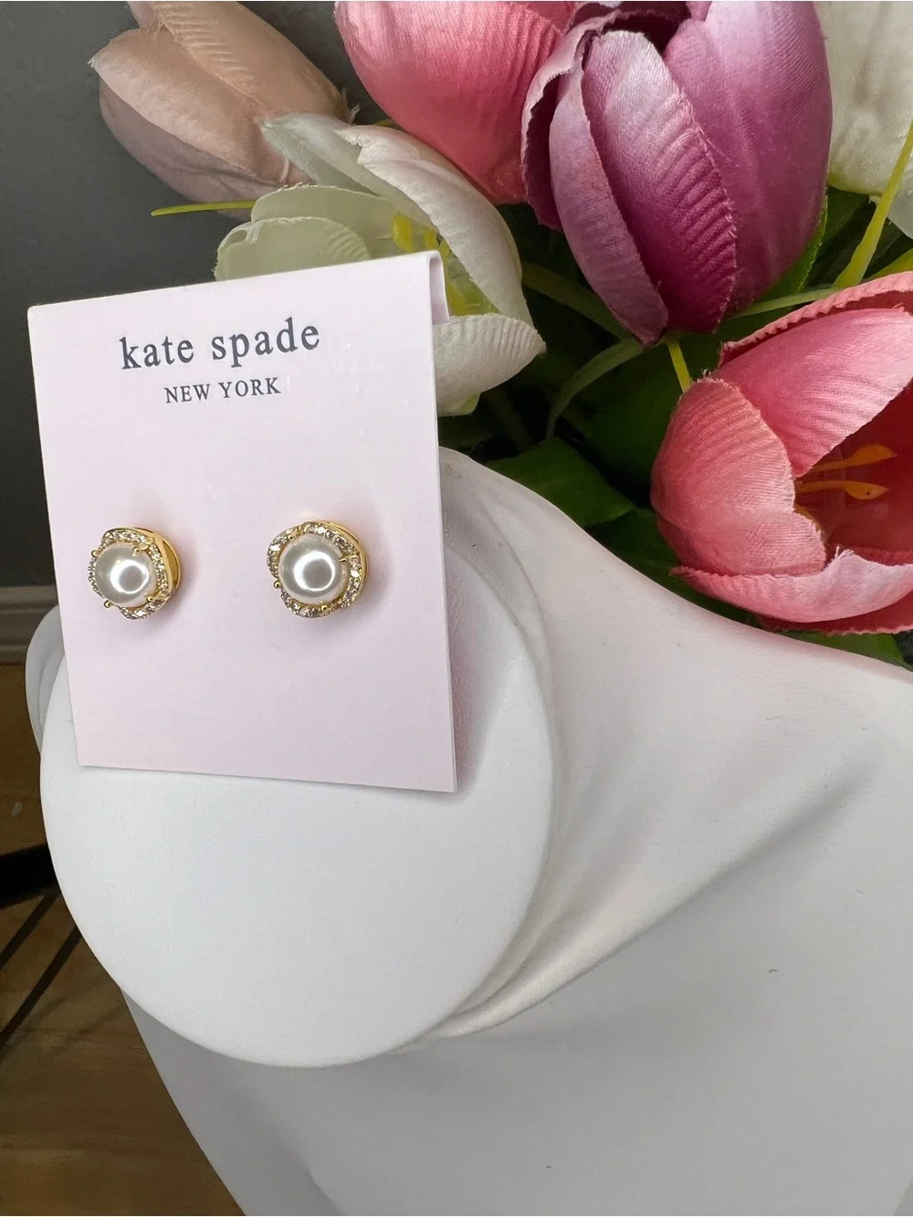 kate spade | Jewelry | Kate Spade Faux Pearl Stud Earrings | Poshmark